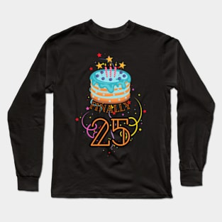 25Th Year Milestone Long Sleeve T-Shirt